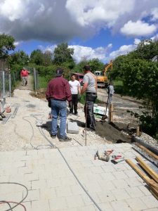 Baustelle Zuchtanlage (2. Abschnitt)