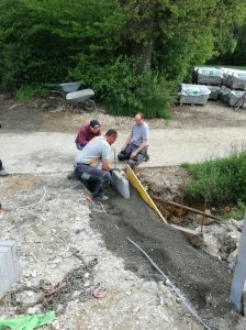 Baustelle Zuchtanlage (2. Abschnitt)