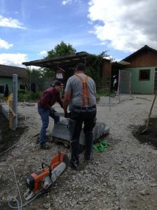 Baustelle Zuchtanlage (2. Abschnitt)