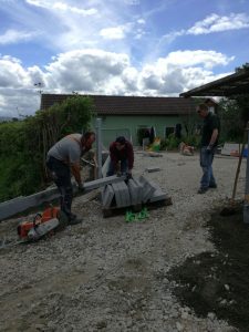 Baustelle Zuchtanlage (2. Abschnitt)