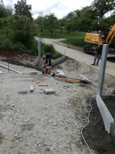 Baustelle Zuchtanlage (2. Abschnitt)