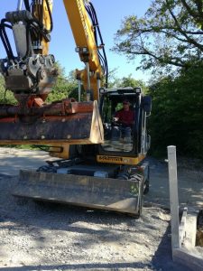 Baustelle Zuchtanlage (2. Abschnitt)