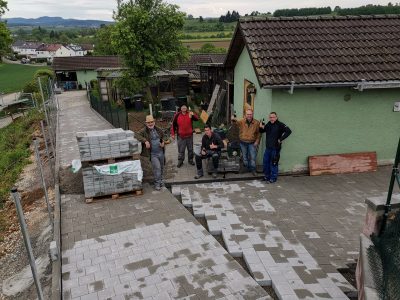 Baustelle Zuchtanlage (3. Abschnitt)