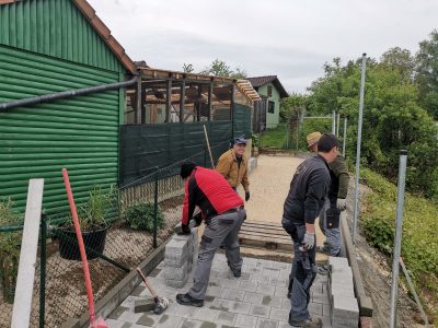 Baustelle Zuchtanlage (3. Abschnitt)