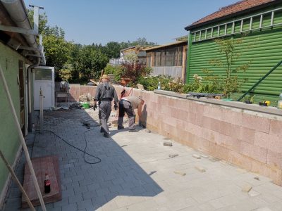 Baustelle Zuchtanlage (3. Abschnitt)