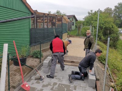 Baustelle Zuchtanlage (3. Abschnitt)