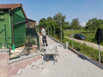 Baustelle Zuchtanlage (3. Abschnitt)