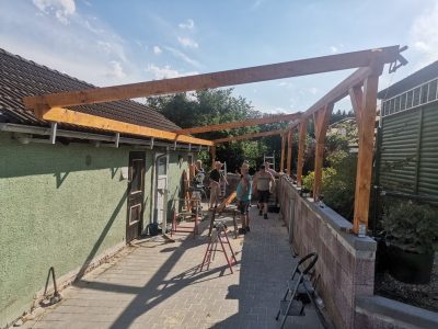 Baustelle Zuchtanlage (3. Abschnitt)