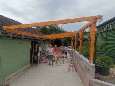 Baustelle Zuchtanlage (3. Abschnitt)