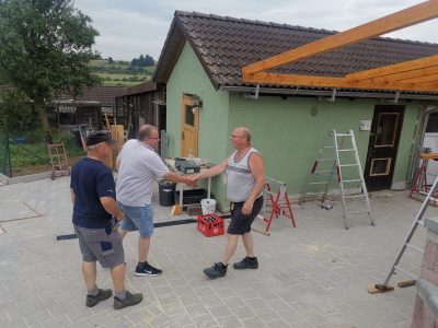 Baustelle Zuchtanlage (3. Abschnitt)