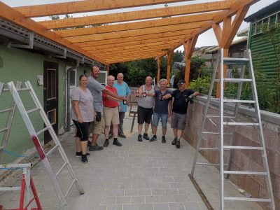 Baustelle Zuchtanlage (3. Abschnitt)