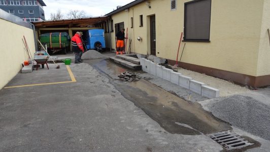 Neue Haustüre und barrierefreier Zugang