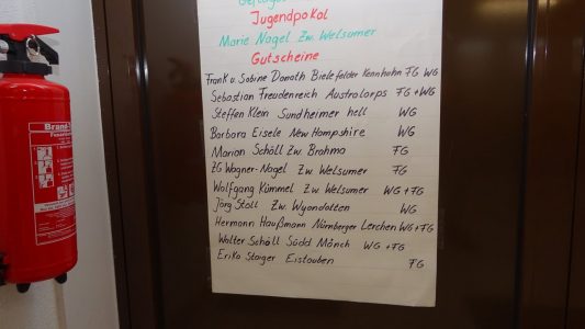 Jungtierschau am 17./18.7.2021