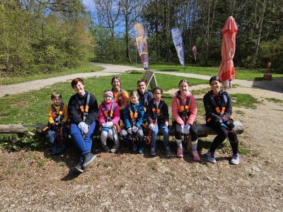 Kletterwald in Laichingen am 27.4.2024