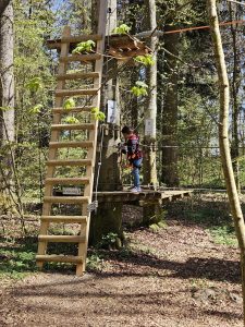 Kletterwald in Laichingen am 27.4.2024
