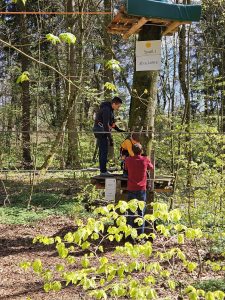 Kletterwald in Laichingen am 27.4.2024