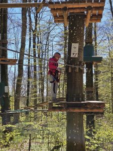 Kletterwald in Laichingen am 27.4.2024