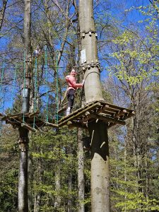 Kletterwald in Laichingen am 27.4.2024