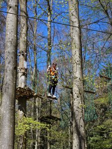 Kletterwald in Laichingen am 27.4.2024