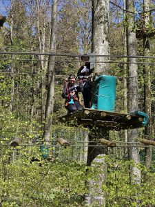 Kletterwald in Laichingen am 27.4.2024