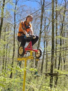 Kletterwald in Laichingen am 27.4.2024