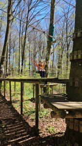 Kletterwald in Laichingen am 27.4.2024