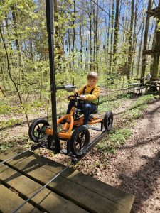 Kletterwald in Laichingen am 27.4.2024